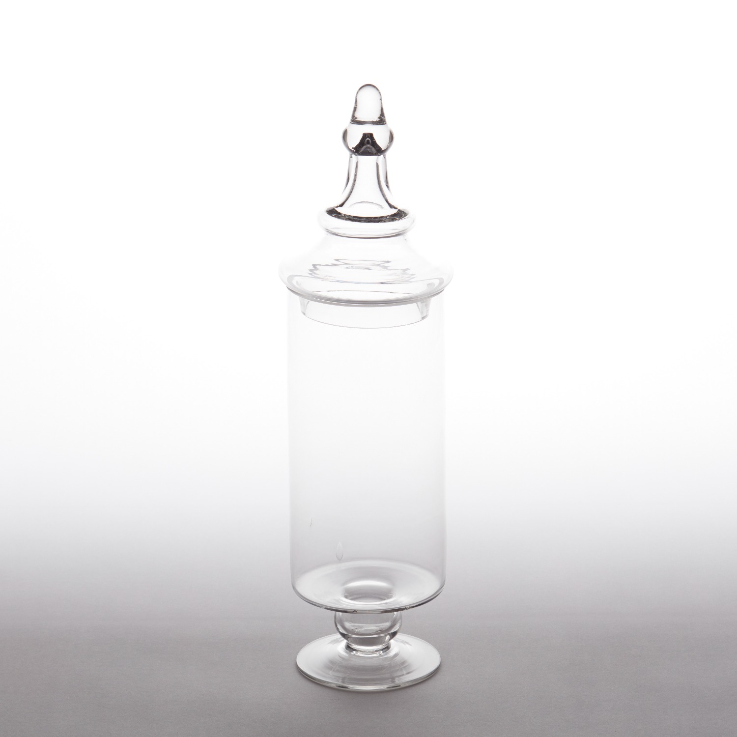 Large glass apothecary jar