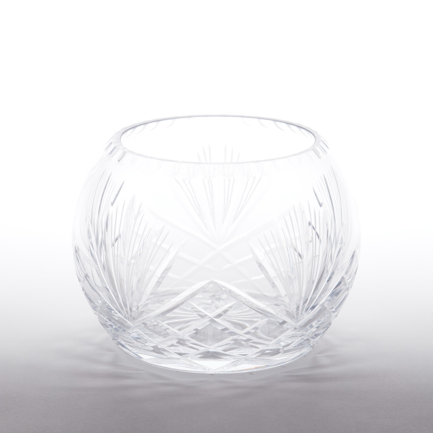 Glass, Mixing Bowl; faceted lip  For Rent in North Hollywood