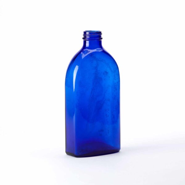 Vintage Cobalt Blue Bottle No.18