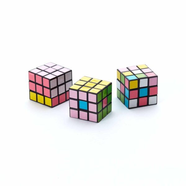 Mini Rubik's Cubes (Set of 3)