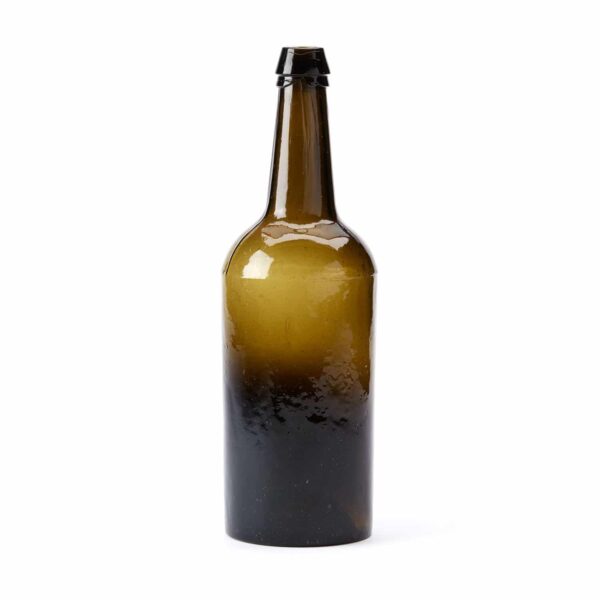 Vintage Olive Green Glass Bottle No.11