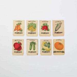 Old Vegetable Seed Packets