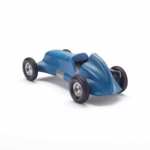 Vintage Blue Model Racing Car