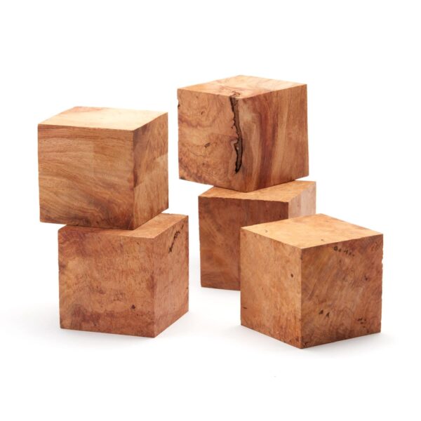 Burl Wood Cube