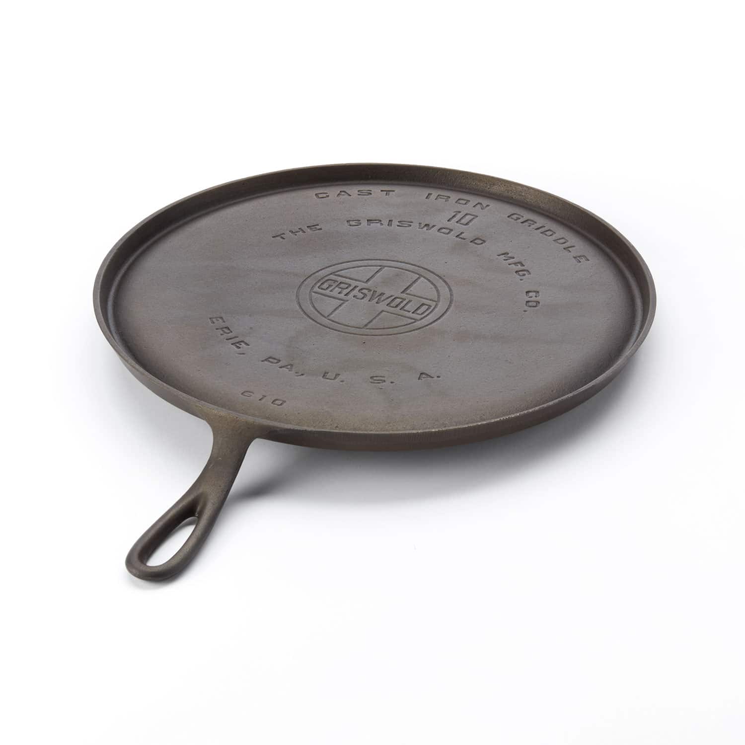 Cast Iron A (Vintage Griswold Size 10 Griddle)  Rental for Photography at  Noho Surface and Prop